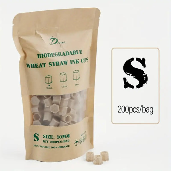ECO TAT ÖKO Einweg Farbkappen, Tintenbecher S | M | L | 200stk