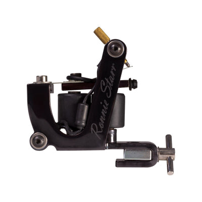 Ronnie Starr Tattoomaschine - Vintage Liner - Black Chrome