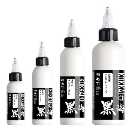 Kokkai Ink Tattoofarbe REACH - White 30ml-120ml