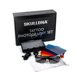SkullDNA Tattoo Photography Set Black – LED Foto-Set für Tattoo Fotografie