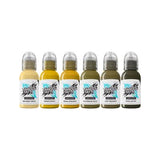 World Famous Limitless Tattoo Ink - Jenna Kerr Baroque Set - 6x 30 ml