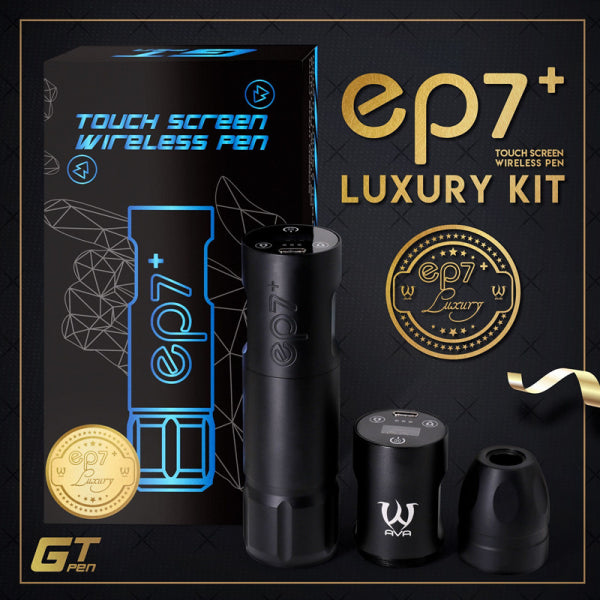 EP7 - Luxury Kit + Wireless Tattoo Maschine PEN