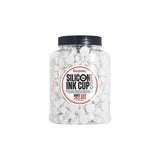 Silikon Farbkappen Weiß – Kippsichere Tattoo Ink Caps (versch. Größen)