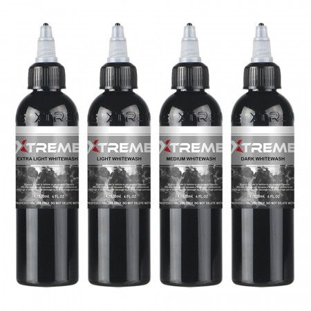 Xtreme Ink - Whitewash Set - 4 x 120 ml / 4 oz