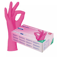 Style Grenadine by Med-Comfort Einmal-Nitril-Schutz- und Untersuchungshandschuh PINK