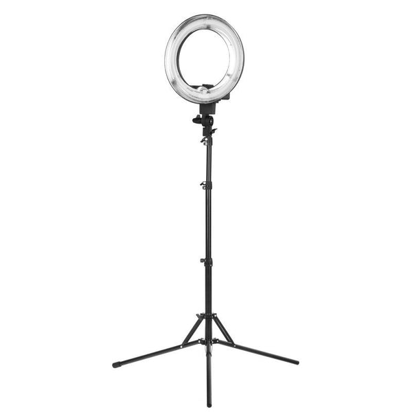 Ringlicht Lampe  12 35w fluoreszierend schwarz + Stativ