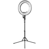Ringlicht Lampe 18 48w fluoreszierend schwarz + Stativ