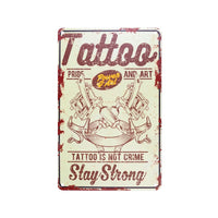 Dekoratives Tattoo-Board 2 Schild