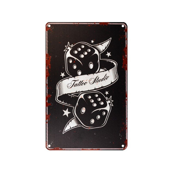 Dekoratives Tattoo-Board 4 Schild