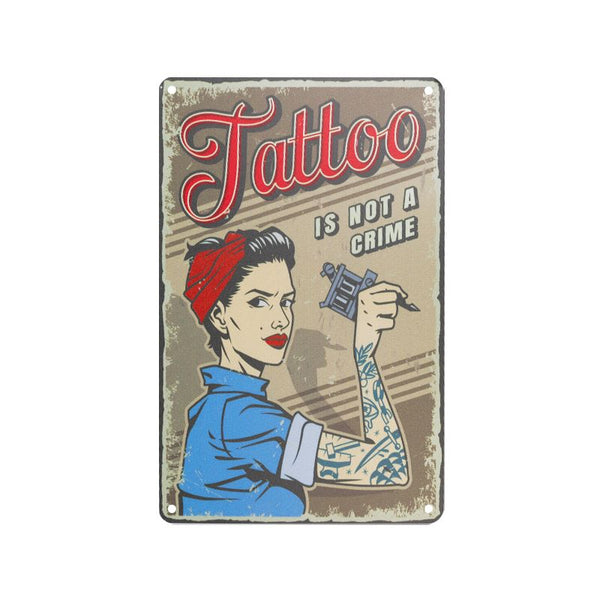 Dekoratives Tattoo-Board 6 Schild