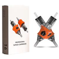 INKin Kelly orange CARTRIDGE NEEDLES - Round Liner Bugpin 0.30