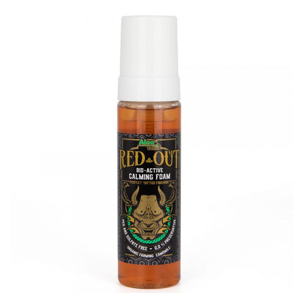 ALOE TATTOO RED OUT Foam BIOAKTIVER SCHAUM 220ml Reinigungsschaum Pflegeschaum Kamille