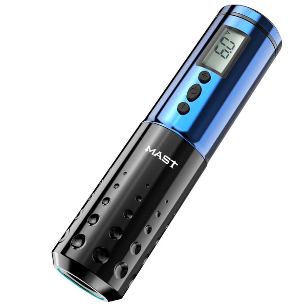 Mast Lancer Wireless Rotary Tattoo Pen 3.5mm Stroke BLUE