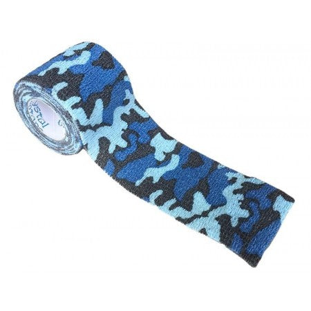 GRIFF BANDAGEN Tape Fixierbinden 5cm x 4,5m Rolle Camoflage Blau