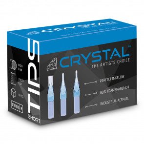 Crystal Short Tips - Round - Box mit 50