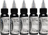 ETERNAL INK EU 1OZ/30ML GREYWASH SET 5 FLASCHEN