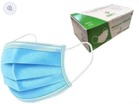 Medizinische OP Maske Typ IIR Einweg Mundschutz 3lg blau 50er Box