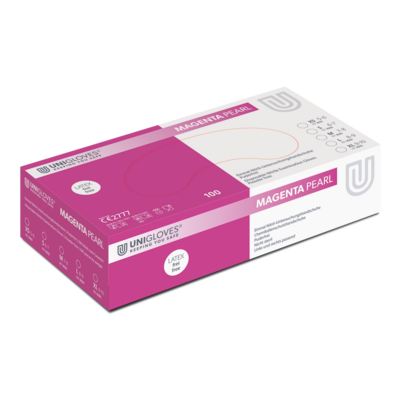 UNIGLOVES Magenta PEARL NITRILHANDSCHUH