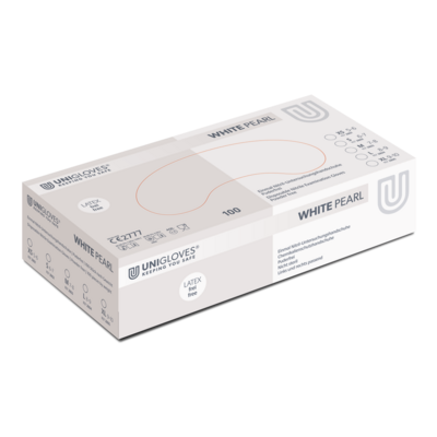 UNIGLOVES White PEARL NITRILHANDSCHUH