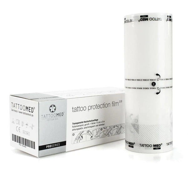 TattooMed® Tattoo Protection Film - 2.0  15cm x 5m Wundverband Tattoo-Film